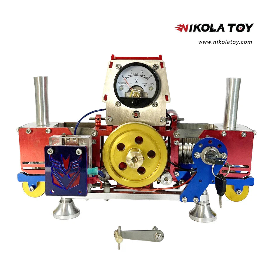NikolaToy™ Double cylinder Stirling thermal power Generator Set