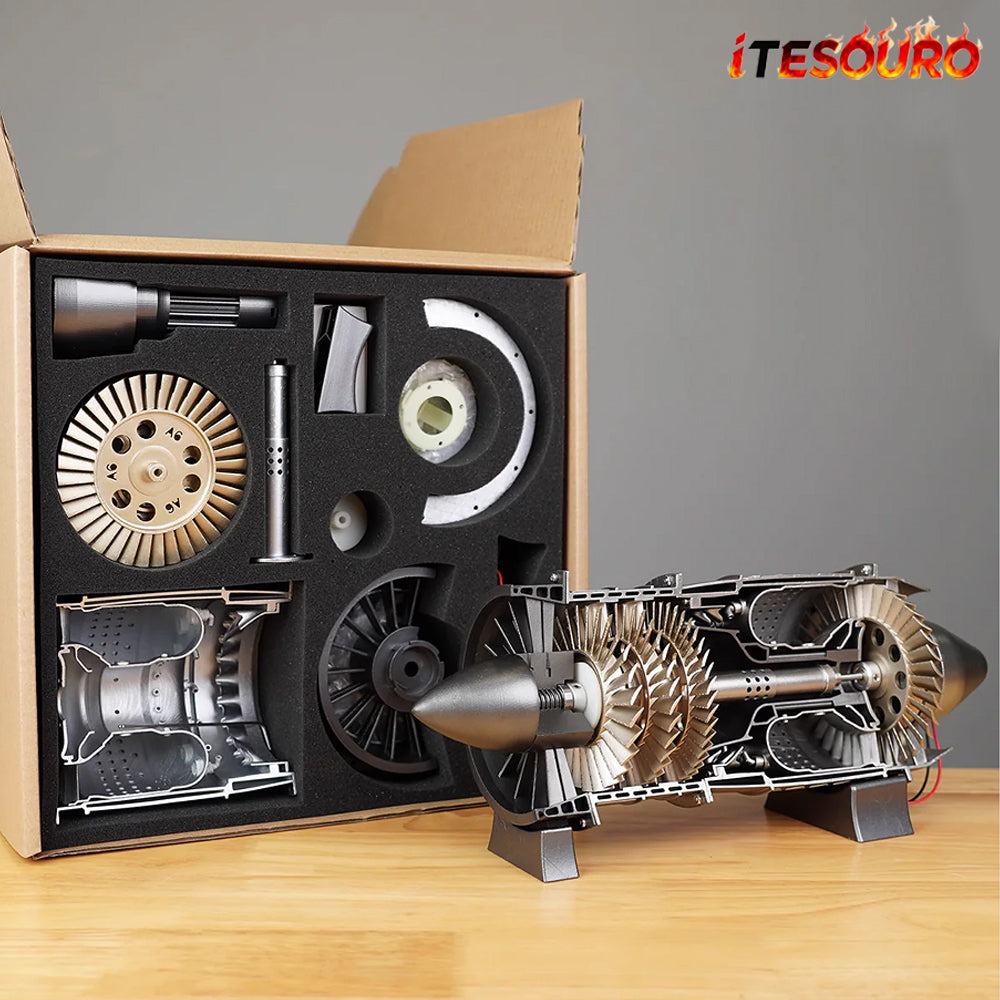 NIKOLATOY® Fighter jet turbojet engine - DIY KIT