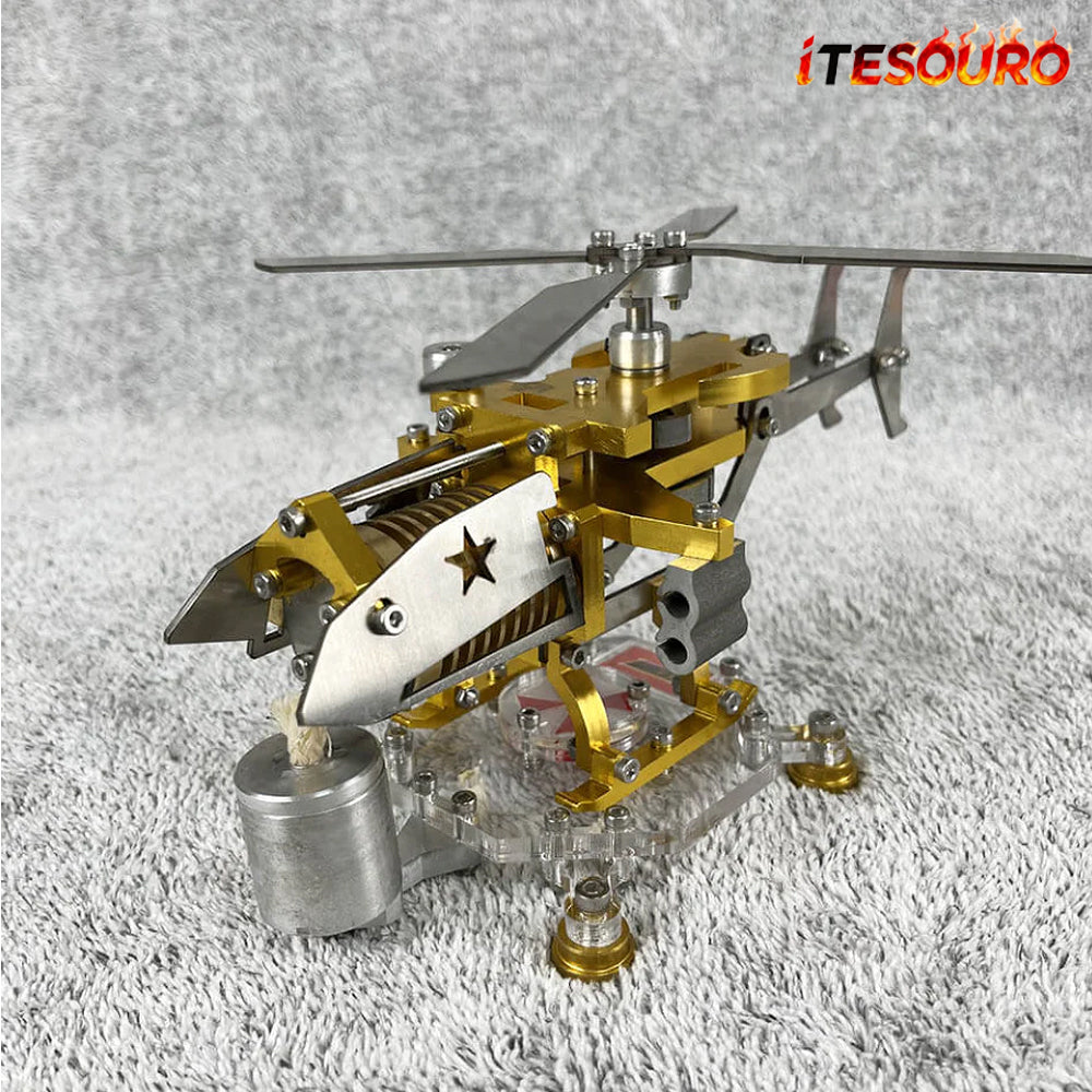 NikolaToy™ Fire absorbing Stirling helicopter