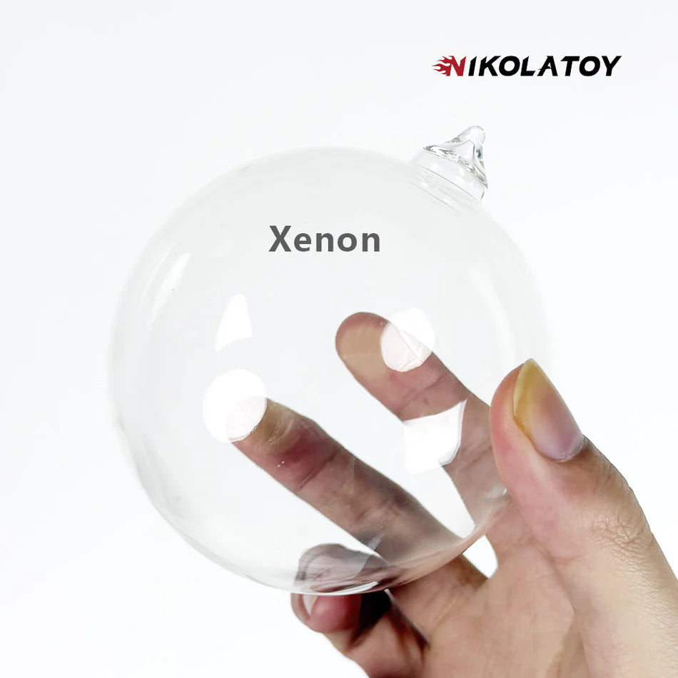 NIKOLATOY® Circular oscillation ion ring xenon glass sphere