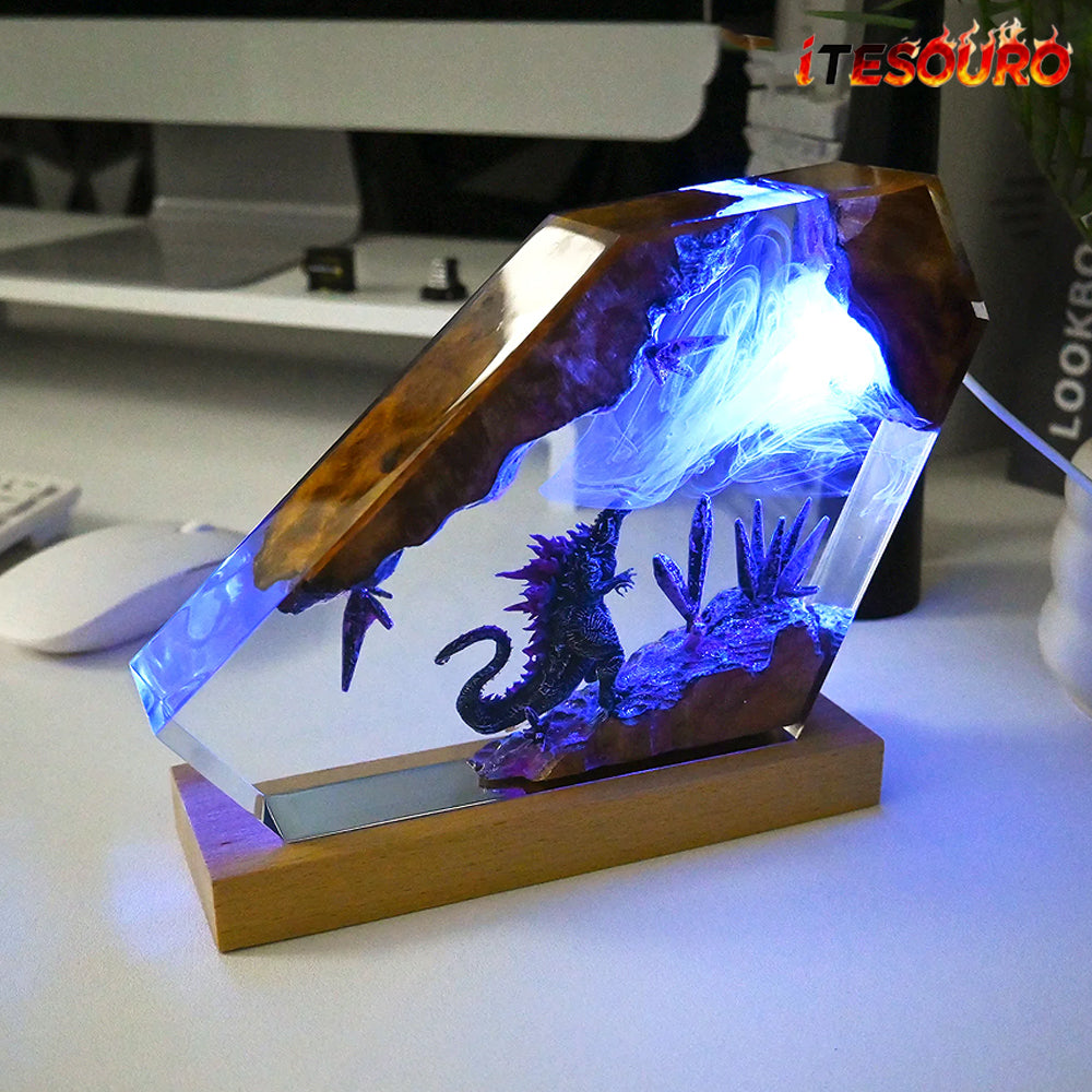 NIKOLATOY®Creative Resin Night Light Desktop Ornament - Godzilla