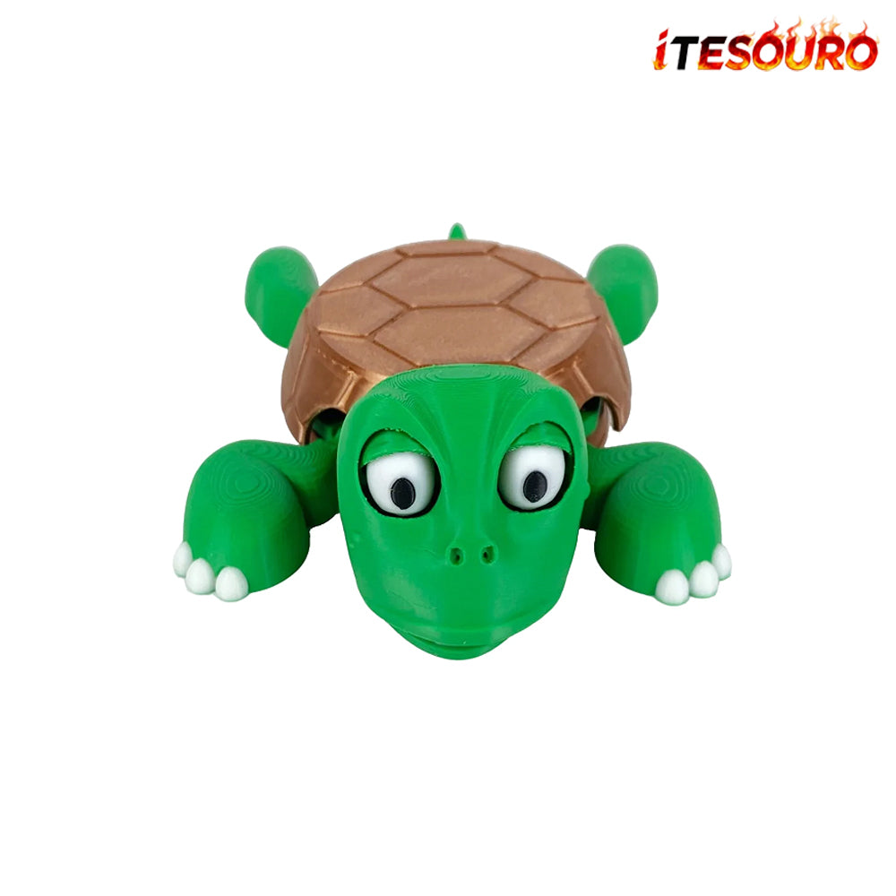 NIKOLATOY®Funny 3D printed turtle cup pad