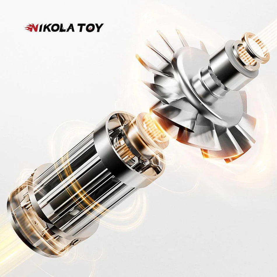 NIKOLATOY® 130000rpm Mini TurboFan F31 Powerful Brushless Motor Cordless Jet Blower