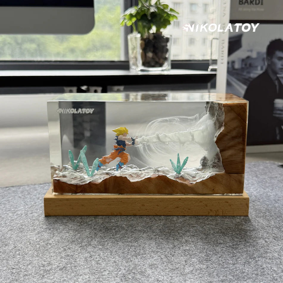 NIKOLATOY®Dragon Ball Z Kakarot Resin RGB Night Light Desktop Decoration