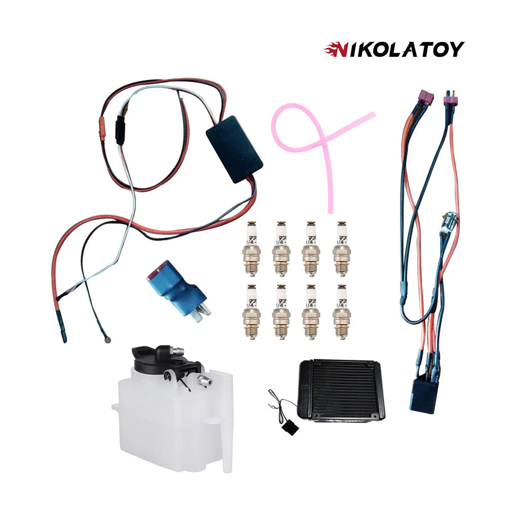 NikolaToy® Toyan V8 Engine FS-V800WGPC 28cc OHV Gasoline Engine Kit+Starter Kit