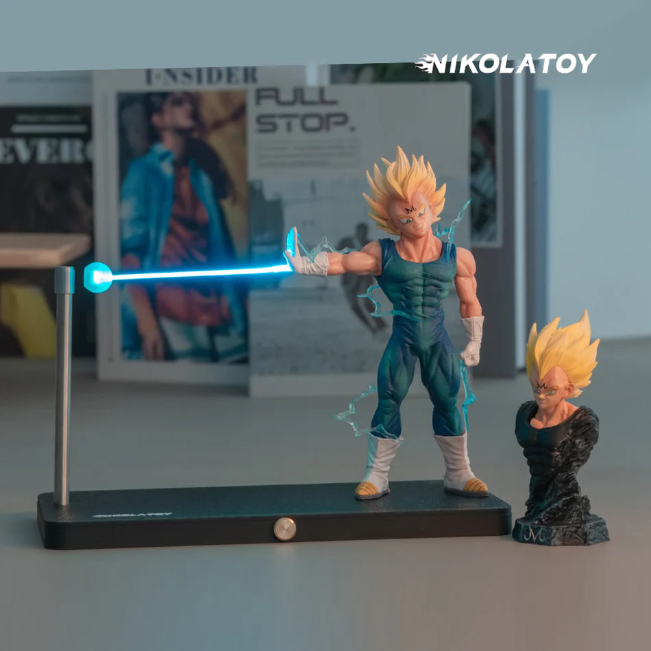 NIKOLATOY®Dragon Ball Vegeta Magnetic Night Light Set (including Half Body Statue)
