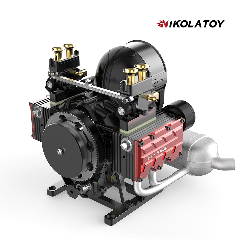 TOYAN 14cc Horizontally Opposed 4-Stroke Nitro Model DIY Engine Kits