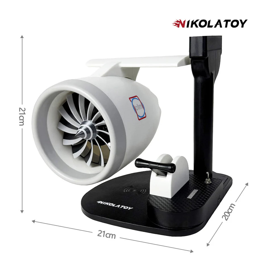 NIKOLATOY®New Dsektop JetFan - Equipped with wireless charging and humidifier
