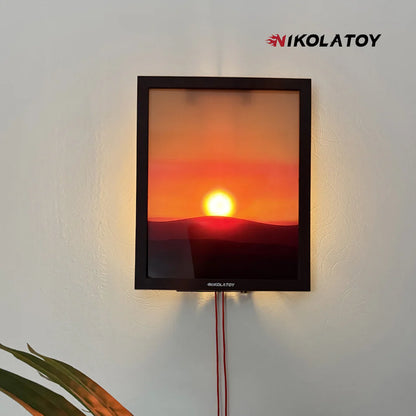 NIKOLATOY®Creative sunset hand pulled night light