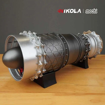 NIKOLATOY® WS-15 Fighter Turbofan Engine Model DIY Assembly Kits 150+ PCS