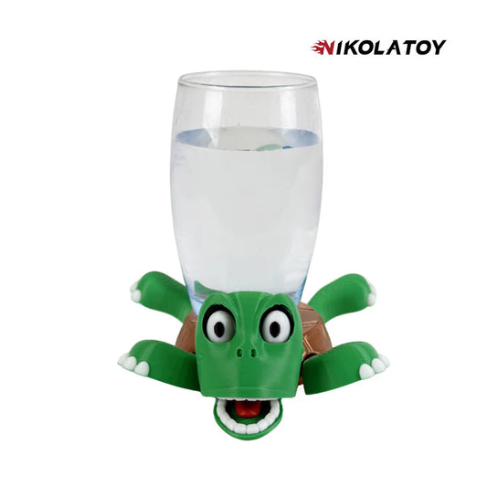 NIKOLATOY®Funny 3D printed turtle cup pad