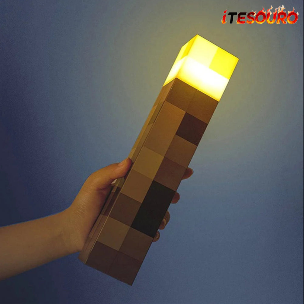 NIKOLATOY®Minecraft Creative Night Light & Toy