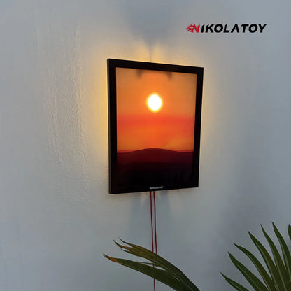 NIKOLATOY®Creative sunset hand pulled night light