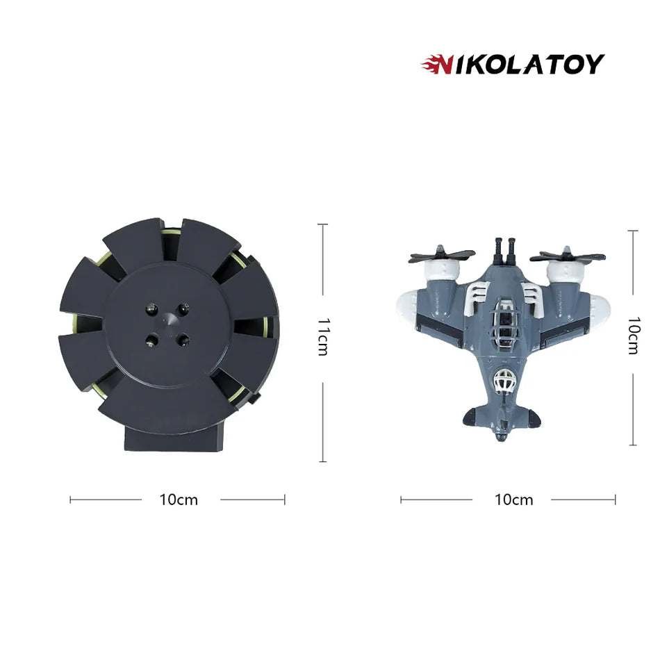 NIKOLATOY®Creative Maglev Steampunk Fighter