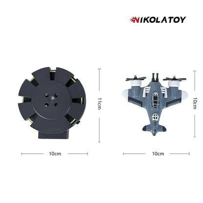 NIKOLATOY®Creative Maglev Steampunk Fighter