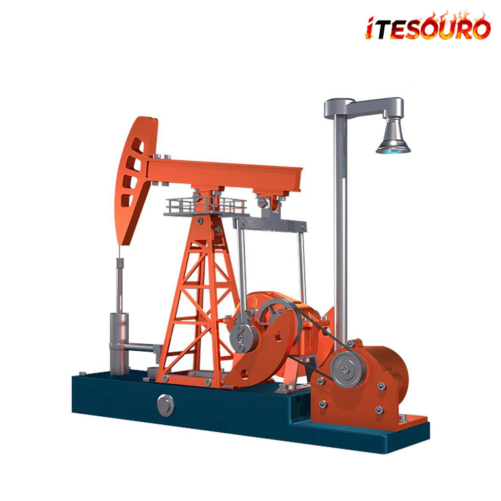 NIKOLATOY® Teching 3D Metal Pumping Unit Model DIY Assembly Model Kits 219pcs