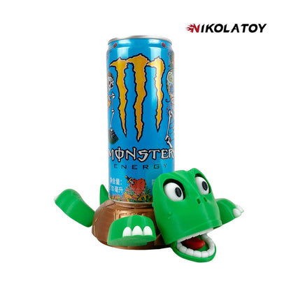 NIKOLATOY®Funny 3D printed turtle cup pad