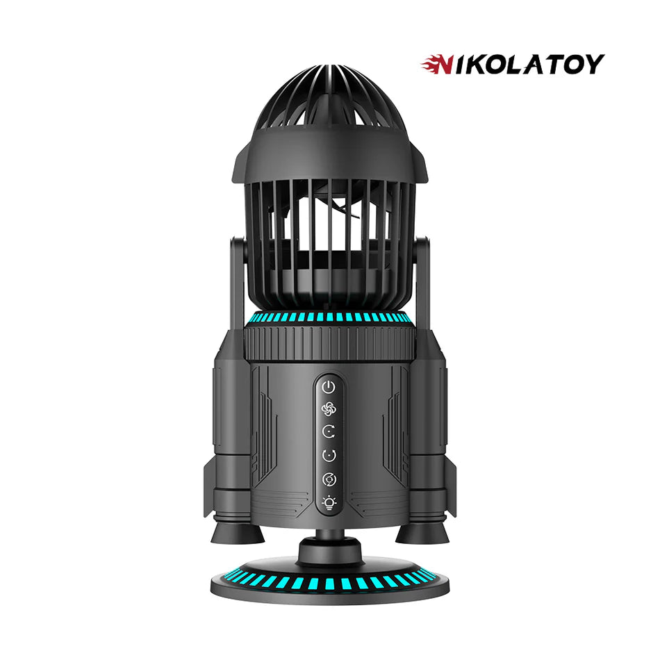 NIKOLATOY®Creative Rocket Desktop Fan – NIKOLA TOY
