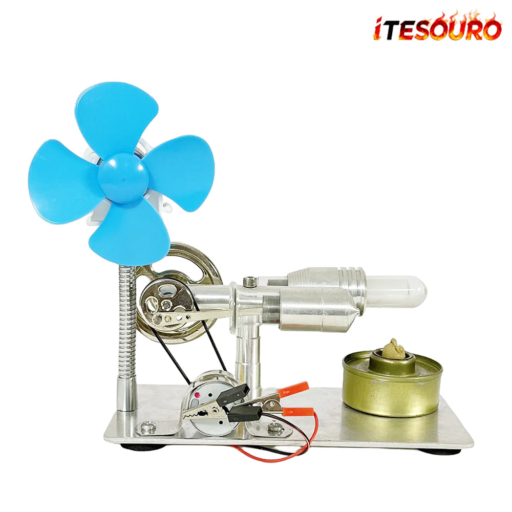 NikolaToy™ Stirling engine model - power generation+windmill