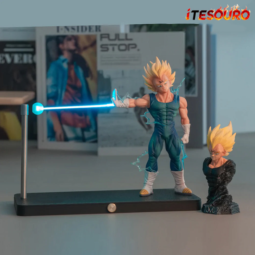 NIKOLATOY®Dragon Ball Vegeta Magnetic Night Light Set (including Half Body Statue)
