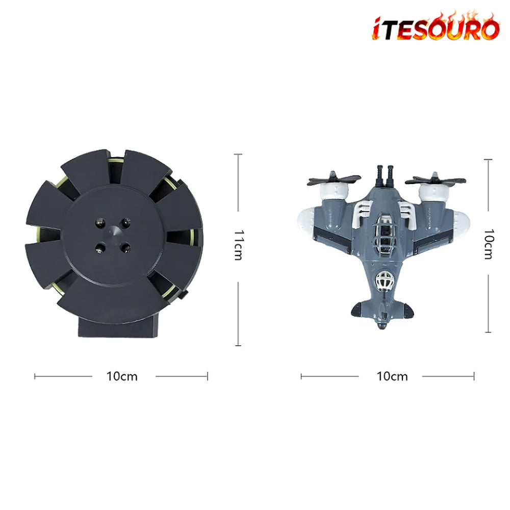 NIKOLATOY®Creative Maglev Steampunk Fighter