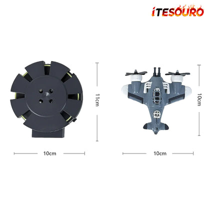 NIKOLATOY®Creative Maglev Steampunk Fighter