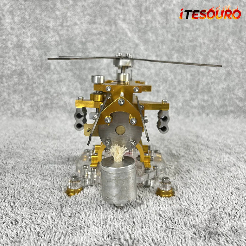 NikolaToy™ Fire absorbing Stirling helicopter