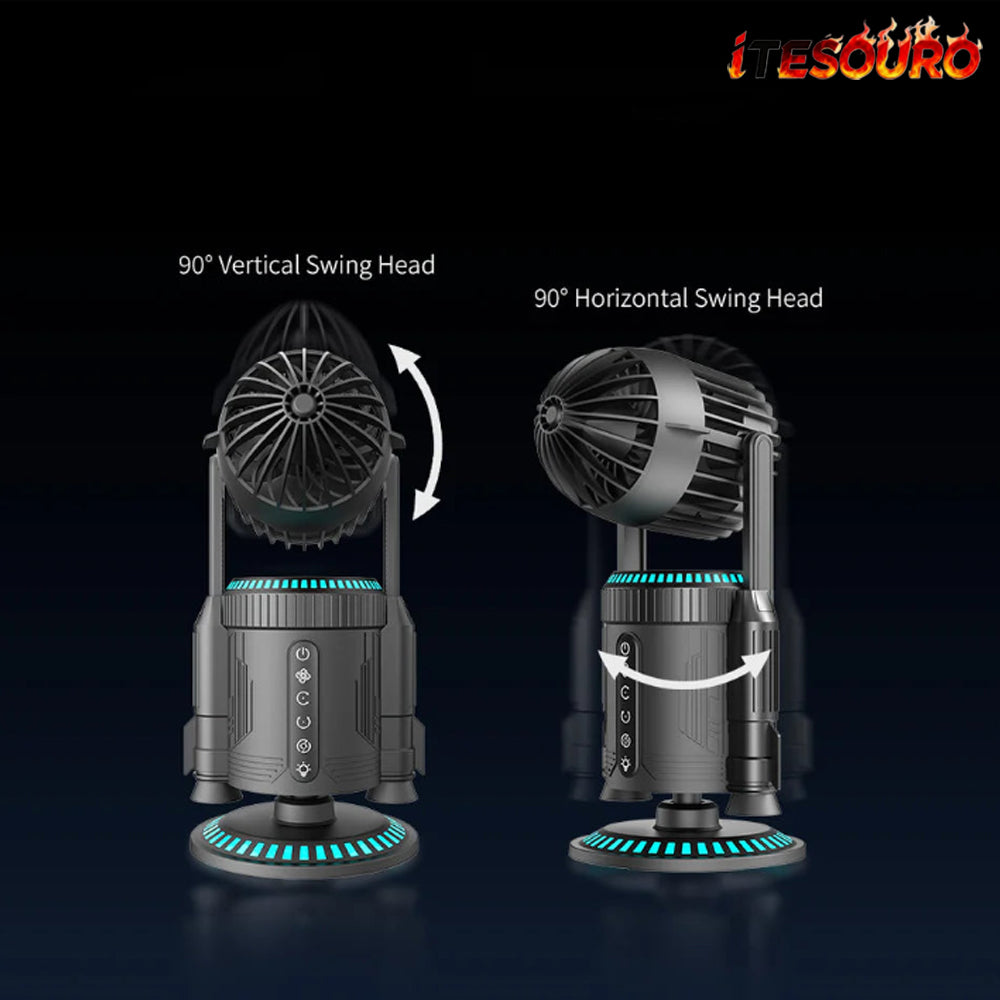 NIKOLATOY®Creative Rocket Desktop Fan – NIKOLA TOY