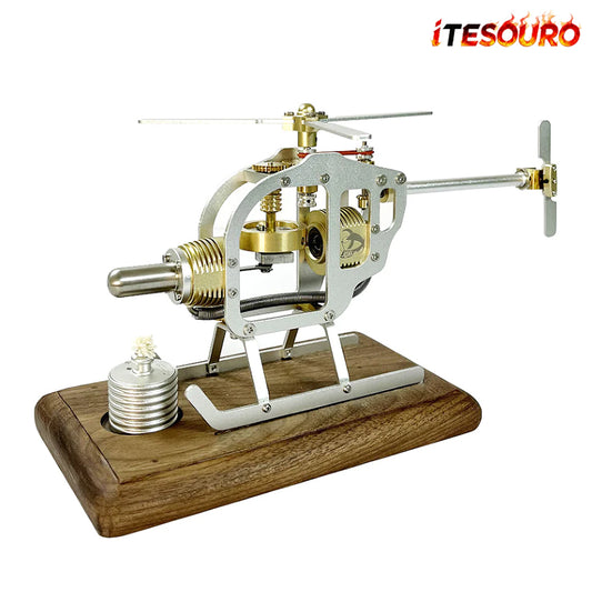 NikolaToy™ New Stirling helicopter model