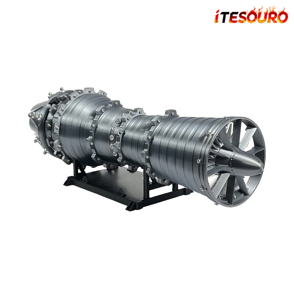 NIKOLATOY® 3D printed Military fighter turbojet engine model