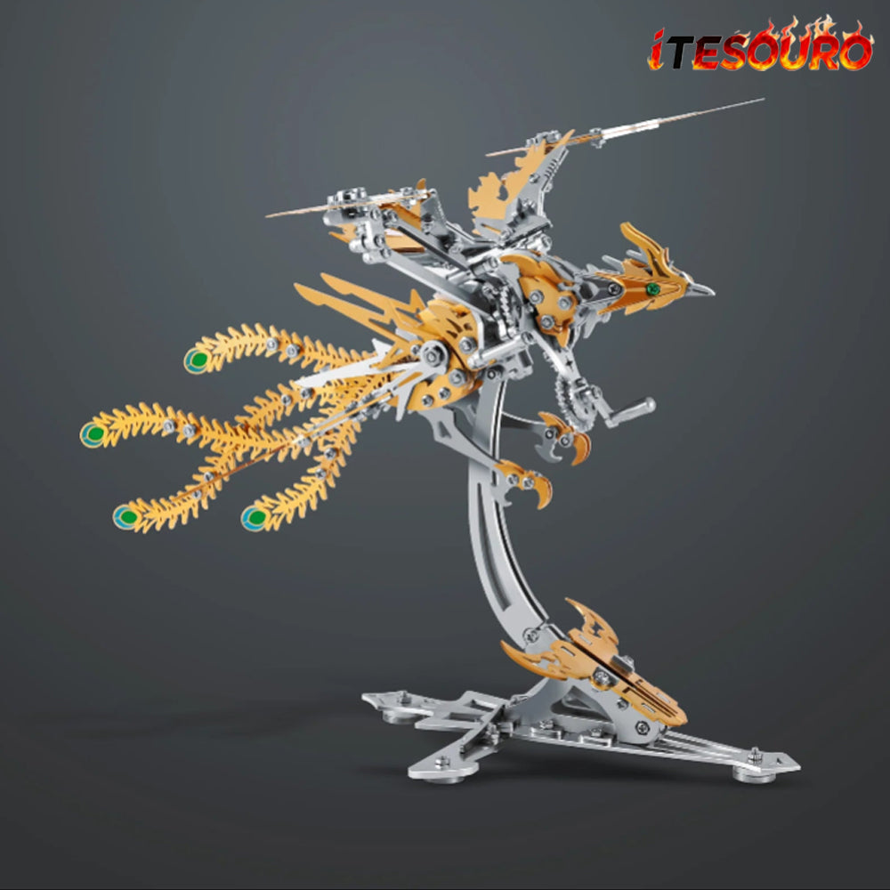 NIKOLATOY® Mechanical species - Phoenix (3D metal puzzle)