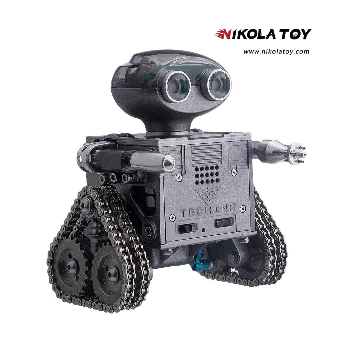 NIKOLATOY® TECHING 160PCS Metal Remote Control Tank Robot Building Kits Bluetooth Speaker