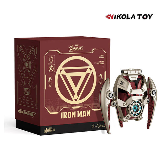 NIKOLATOY® & Marvel Iron Man Mech Bluetooth Noise cancelling Earphones