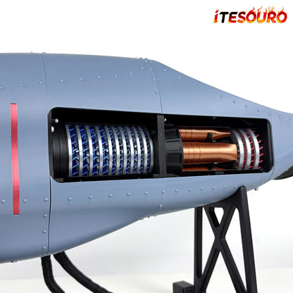 NIKOLATOY® T56-A-15 turboprop engine from C-130 Hercules transport aircraft