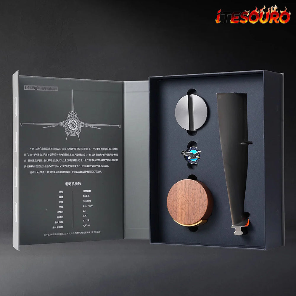 NIKOLATOY®F-16 Falcon F100-PW-229.STG.2 Fan Blade