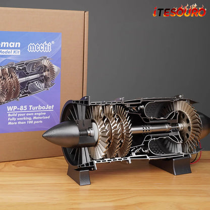 NIKOLATOY® Fighter jet turbojet engine - DIY KIT