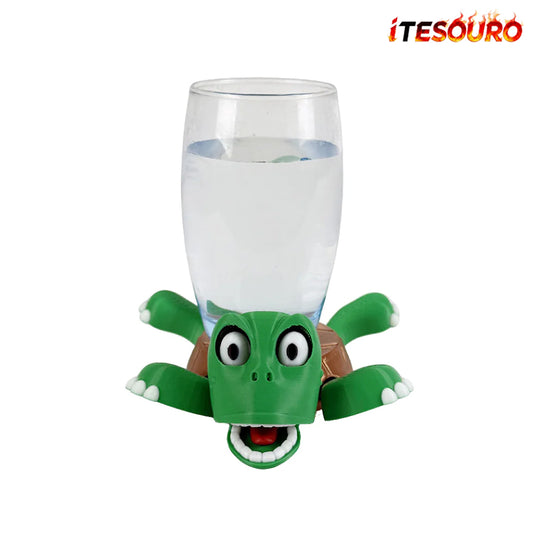 NIKOLATOY®Funny 3D printed turtle cup pad