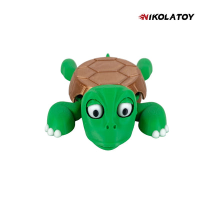 NIKOLATOY®Funny 3D printed turtle cup pad