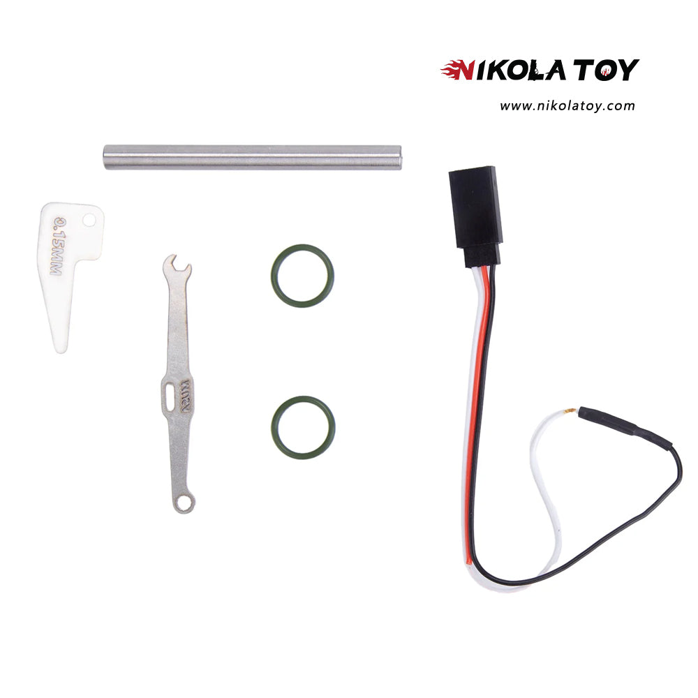 NikolaToy™ MUSA 1/8 2.6cc Mini Single-Cylinder Gas Powered Motor 4-Stroke Engine Model