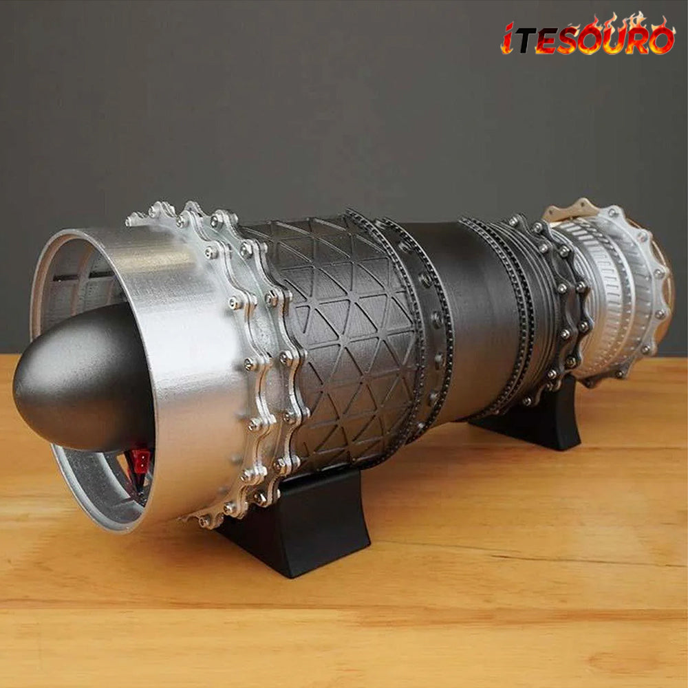 NIKOLATOY® WS-15 Fighter Turbofan Engine Model DIY Assembly Kits 150+ PCS
