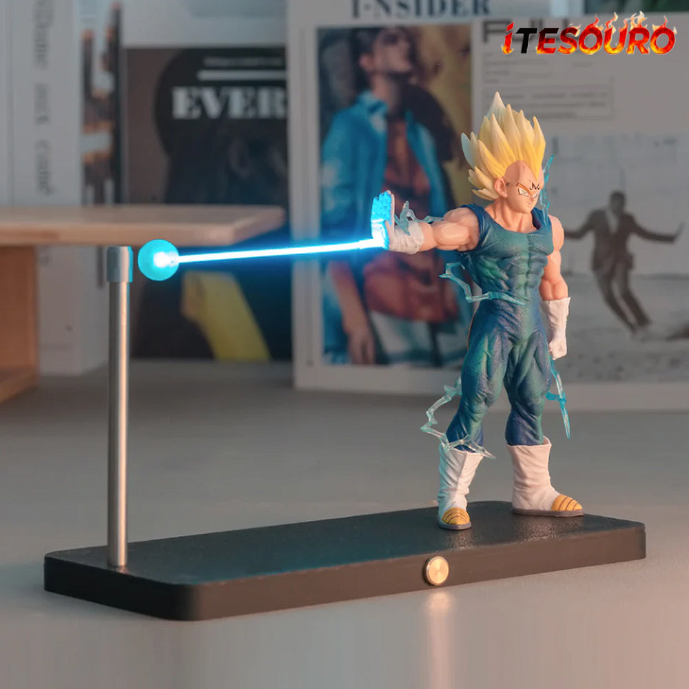 NIKOLATOY®Dragon Ball Vegeta Magnetic Night Light Set (including Half Body Statue)