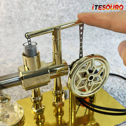 NikolaToy™ Stirling engine model - power generation+LED light