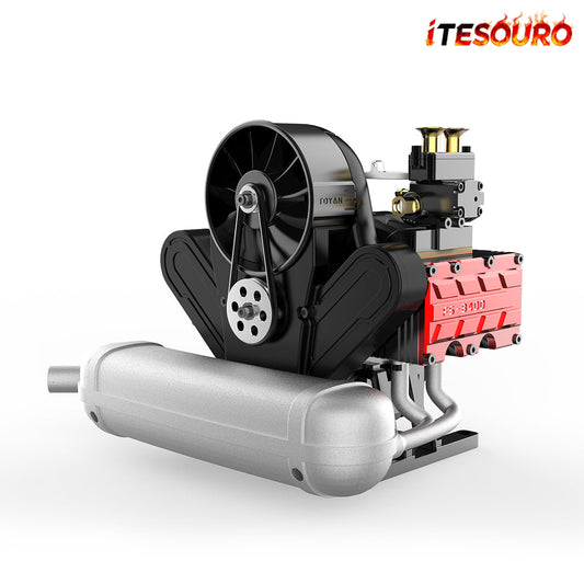 TOYAN 14cc Horizontally Opposed 4-Stroke Nitro Model DIY Engine Kits