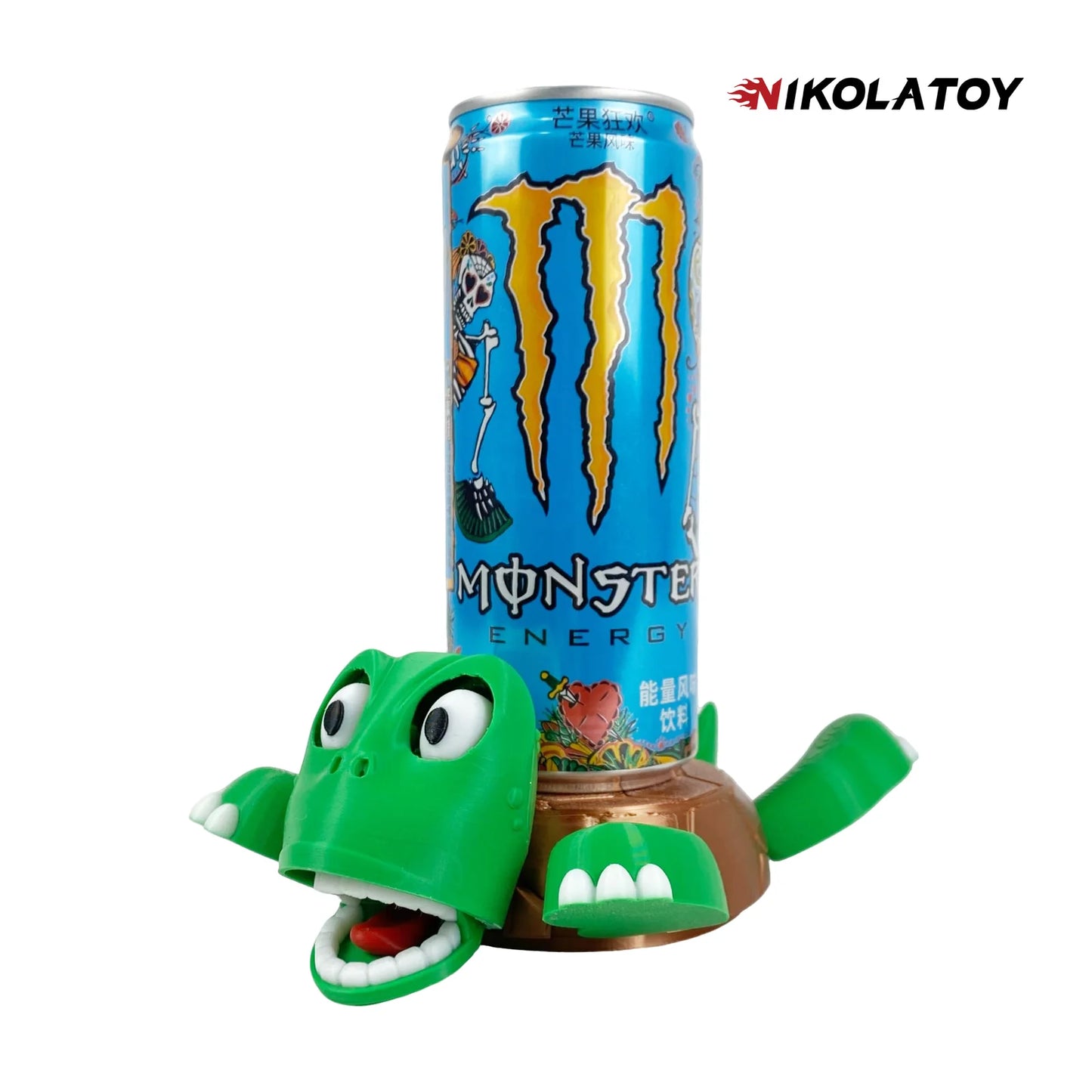 NIKOLATOY®Funny 3D printed turtle cup pad