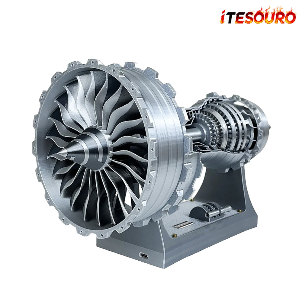 NIKOLATOY® Final version of Rolls Royce Trent 900 turbofan engine model (40cm/15.7in)