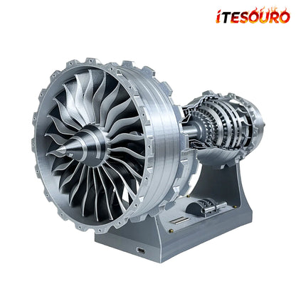 NIKOLATOY® Final version of Rolls Royce Trent 900 turbofan engine model (40cm/15.7in)