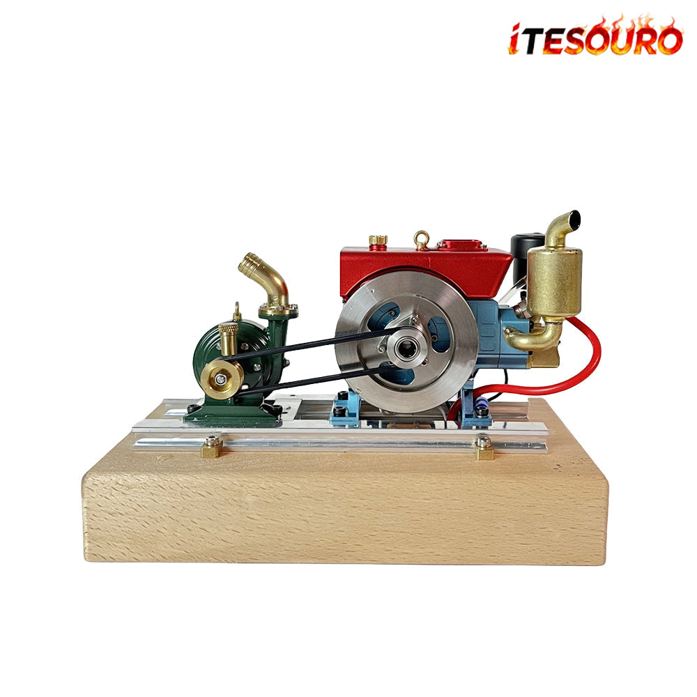 NikolaToy™ MUSA 1/8 2.6cc Mini Single-Cylinder Gas Powered Motor 4-Stroke Engine Model