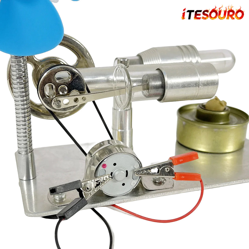 NikolaToy™ Stirling engine model - power generation+windmill