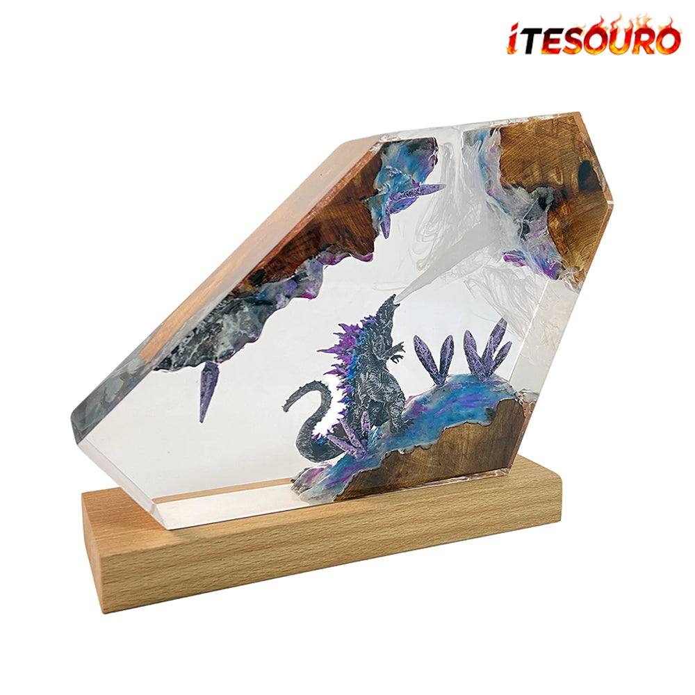 NIKOLATOY®Creative Resin Night Light Desktop Ornament - Godzilla