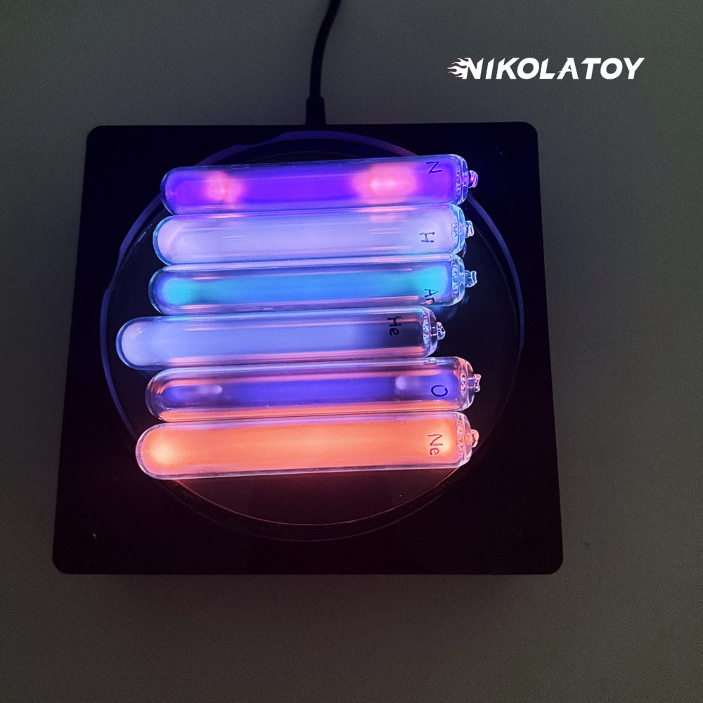 NIKOLATOY® Tesla plasma reaction glass sealed rare gas light-emitting tube